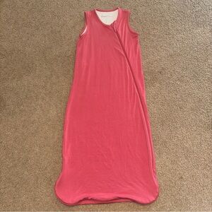 Quince bamboo baby dark rose sleep slack, medium- 6-12 months